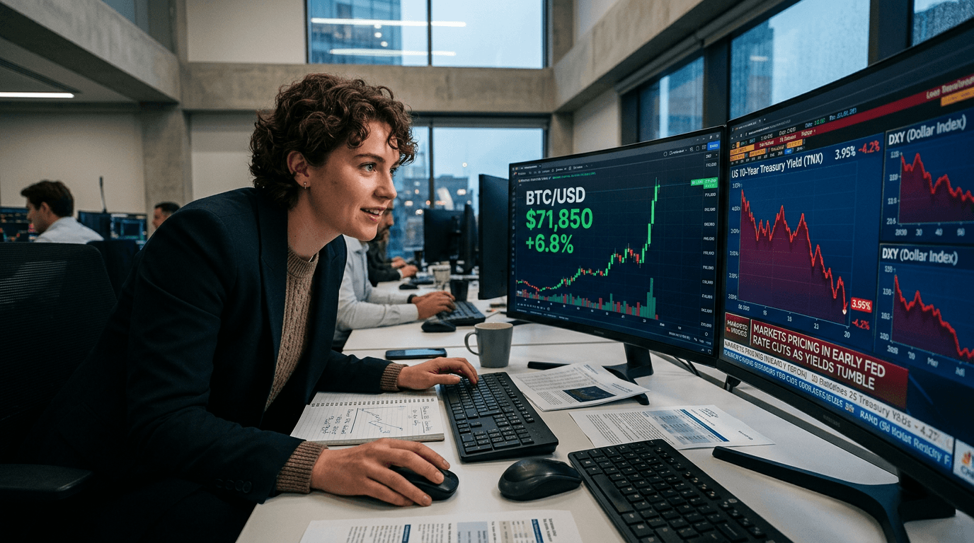 Bitcoin eyes $72k as falling US yields turbocharge crypto
