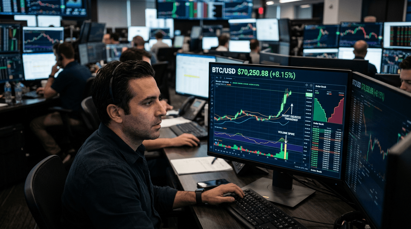 Bitcoin’s $70K Comeback: How Short Squeezes And Sentiment Are Driving Crypto Volatility