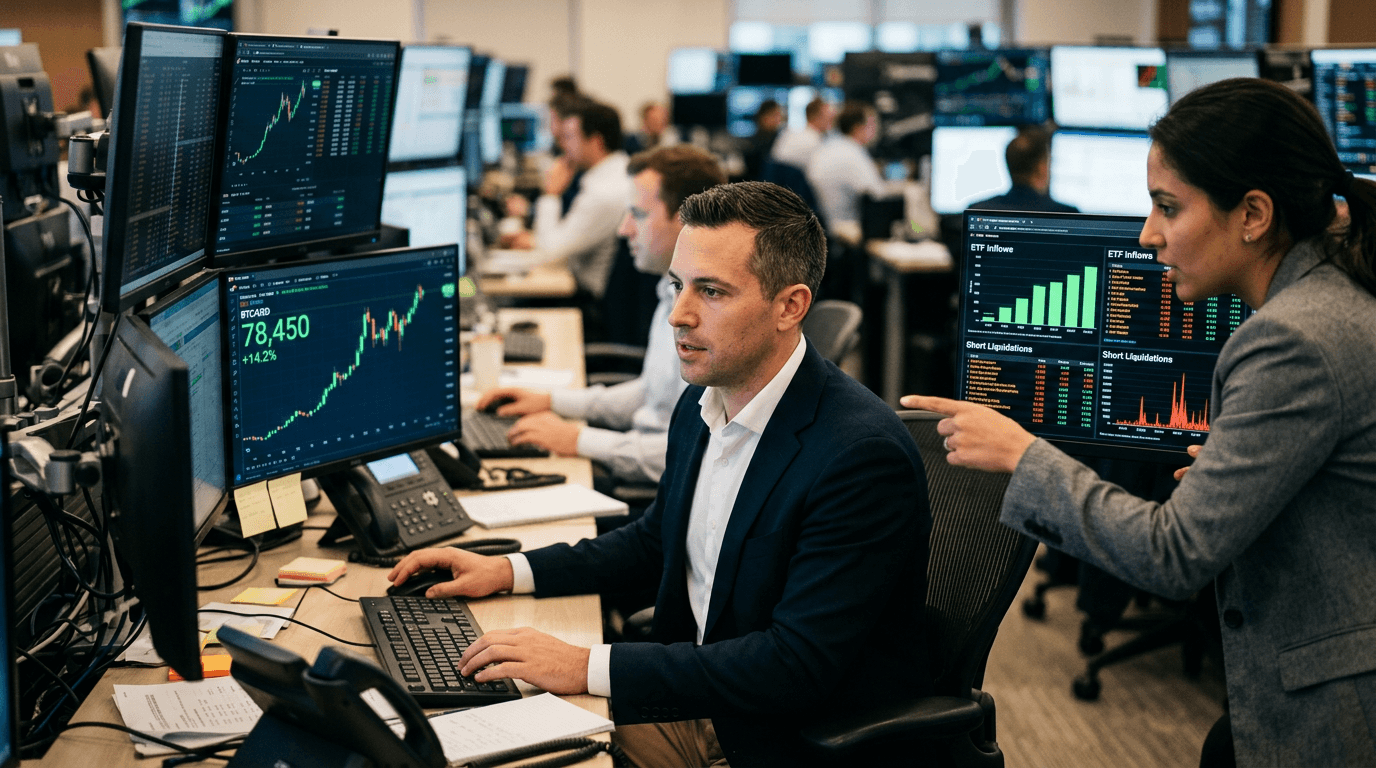 Bitcoin’s Race to $80K: Short Squeezes, ETF Flows, and What Traders Must Learn