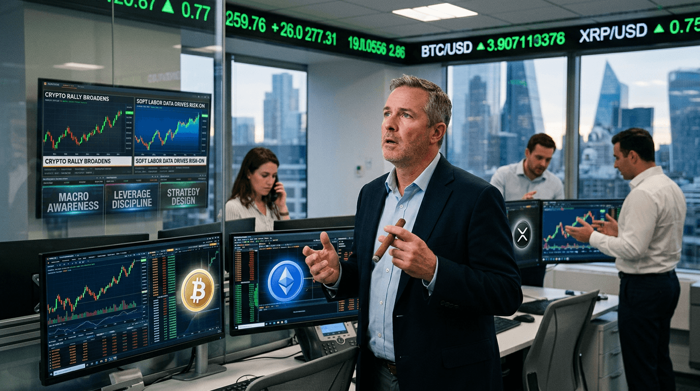 Crypto Rally Widens as BTC, ETH and XRP Lead Risk-On Rebound