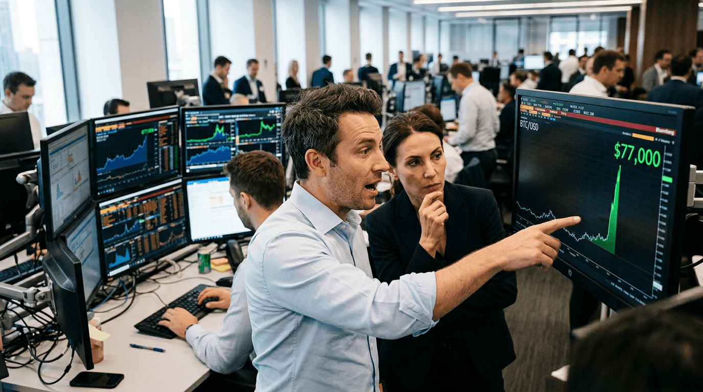 US Treasury Short Squeeze: How Bond Buybacks Pushed Bitcoin Above $77K