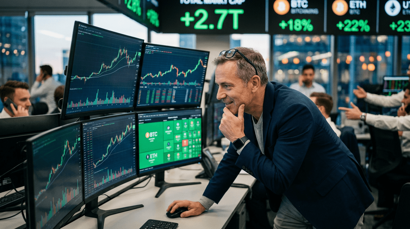 Crypto Market Soars Past $2.7T: What Traders Should Watch Now