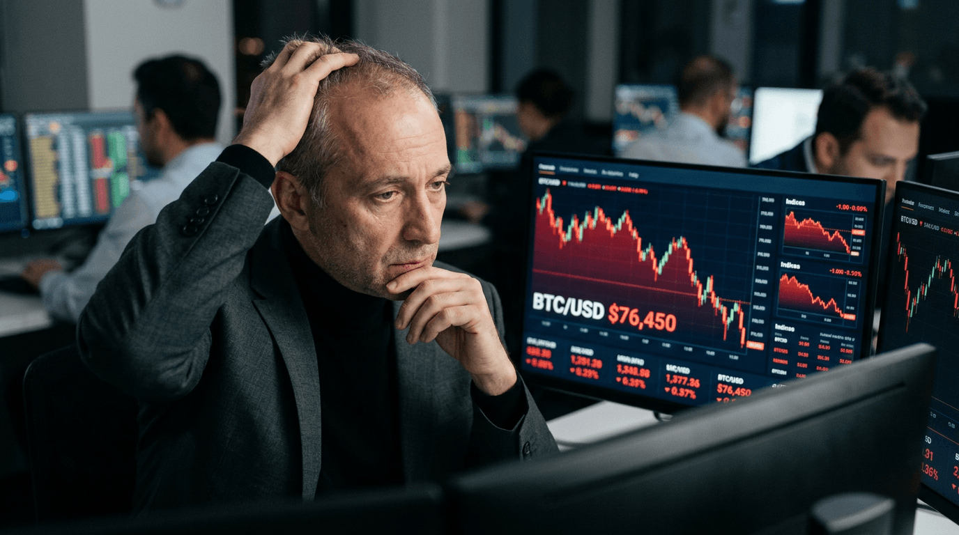 Bitcoin Breaks Below $77K: What the Crypto Sell-Off Means for Traders