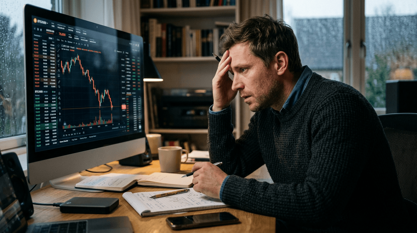 Bitcoin’s Slip Below $76K: What Surging Volatility Means For Traders