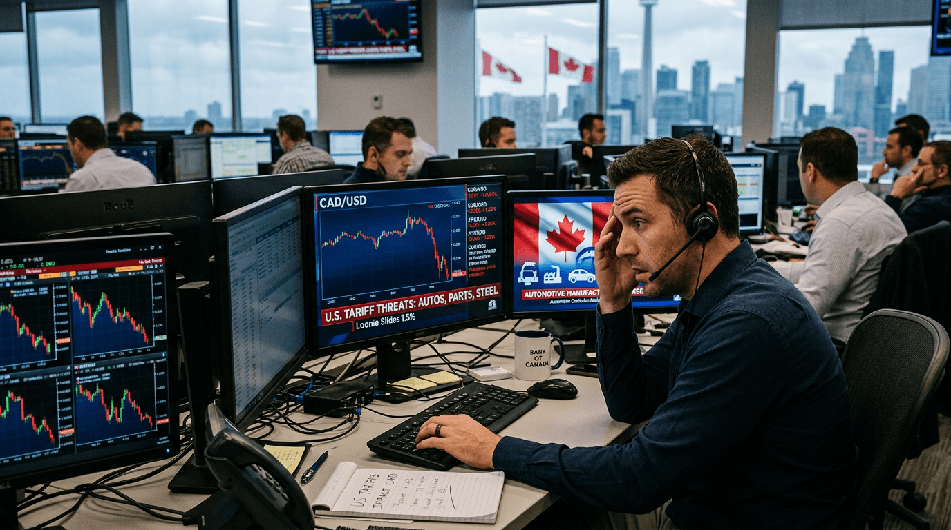 Loonie Under Fire: How U.S. Tariff Threats Are Reshaping CAD Trading