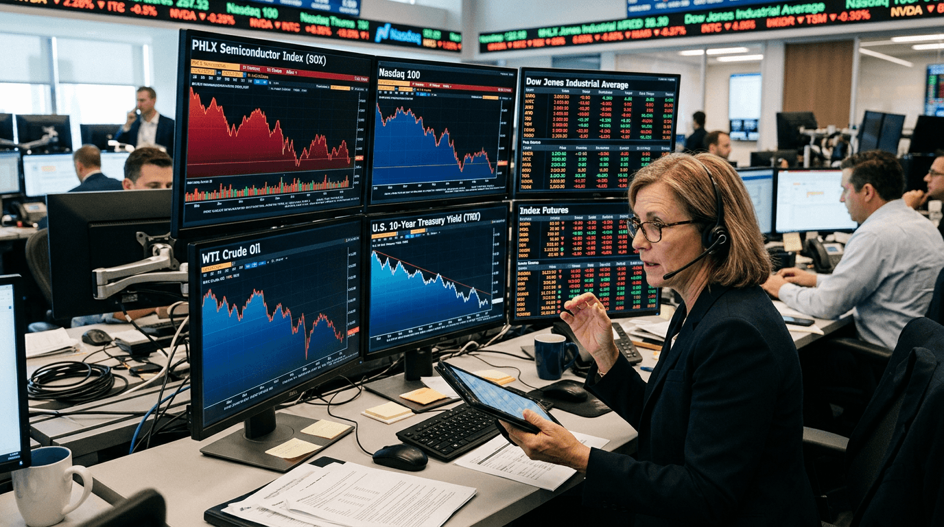 Mixed Signals: What Falling Oil and Yields Mean for Chip-Led Markets