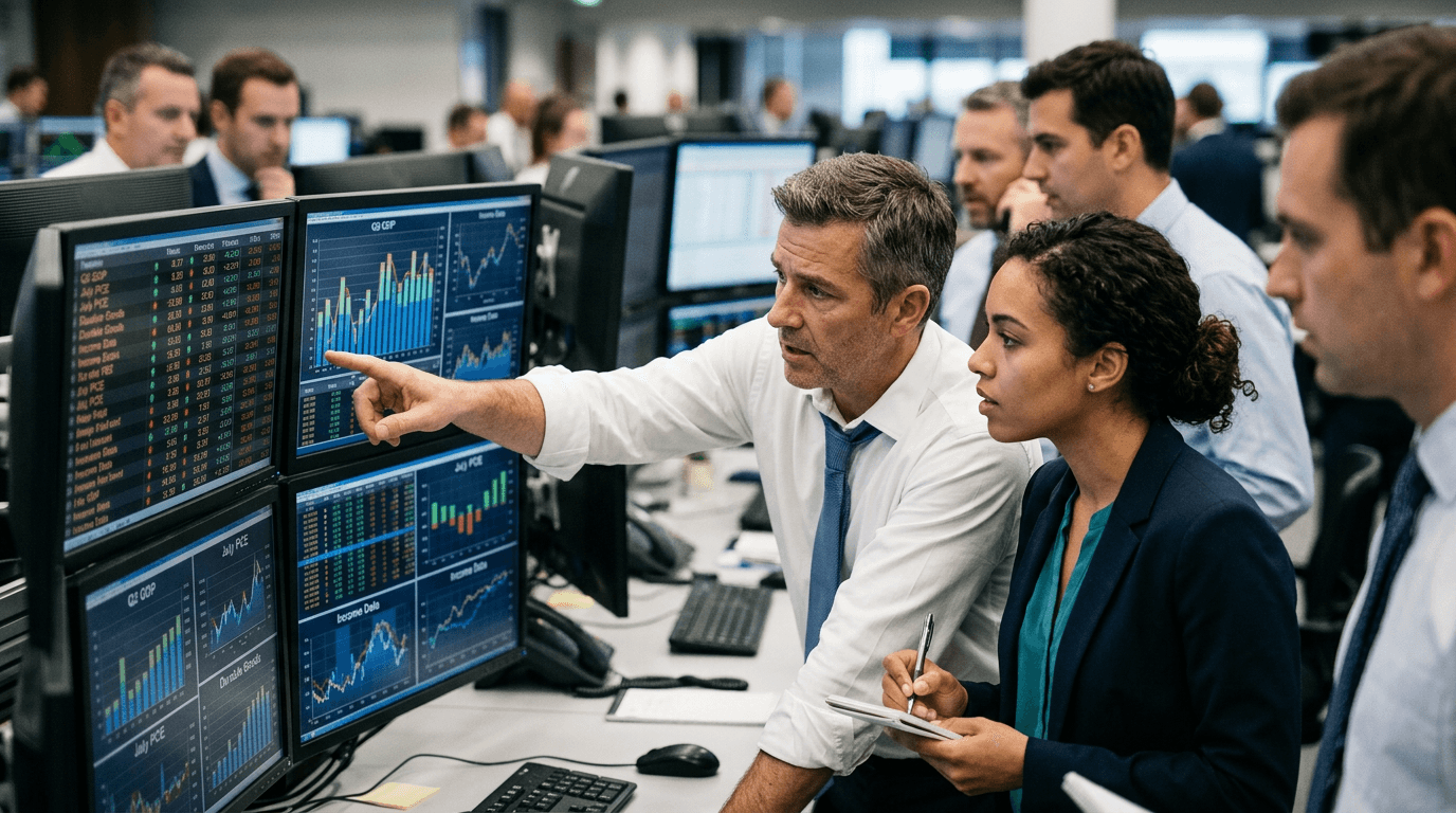 Traders Weigh Slowing U.S. Growth Against Sticky Inflation In Data-Packed Day