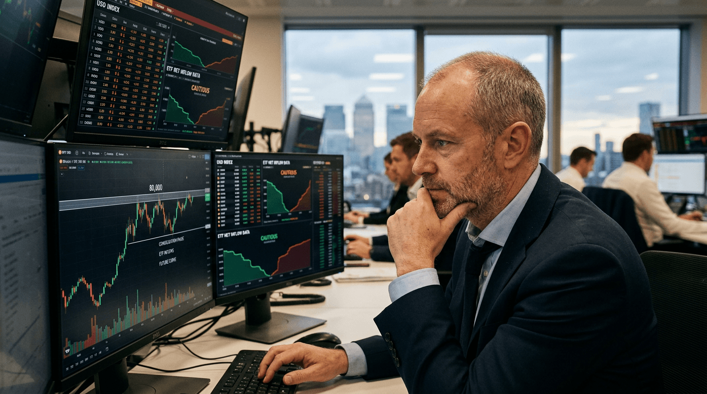 Bitcoin Near $80K: ETF Flows And A Softer Dollar Support The Pause