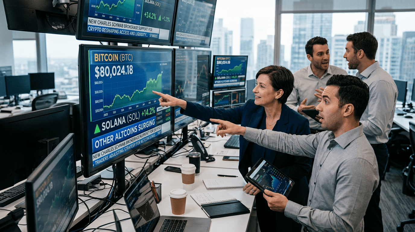 Bitcoin Above $80K: Schwab’s Altcoin Push And What It Means For Traders