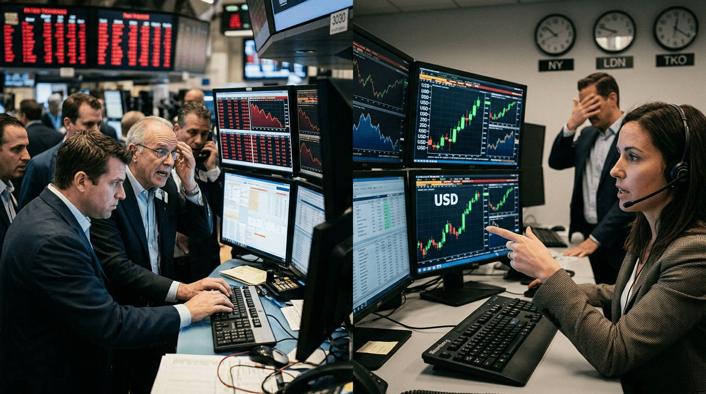 Global FX Shifts As Rate Jitters Drag US Equities Lower