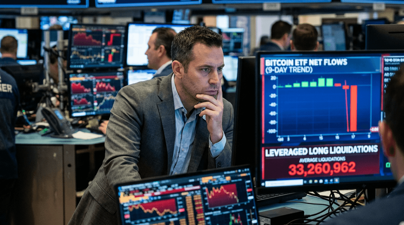 Bitcoin ETF Flows Flip: What Leverage Unwinds Reveal About BTC Risk