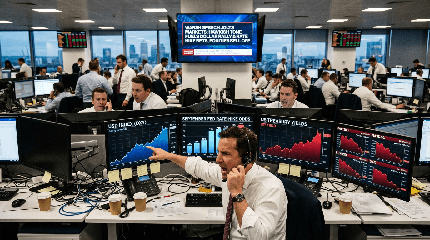 Fed’s Hawkish Jackson Hole Shock: How Warsh Rewired Rate Bets in Hours