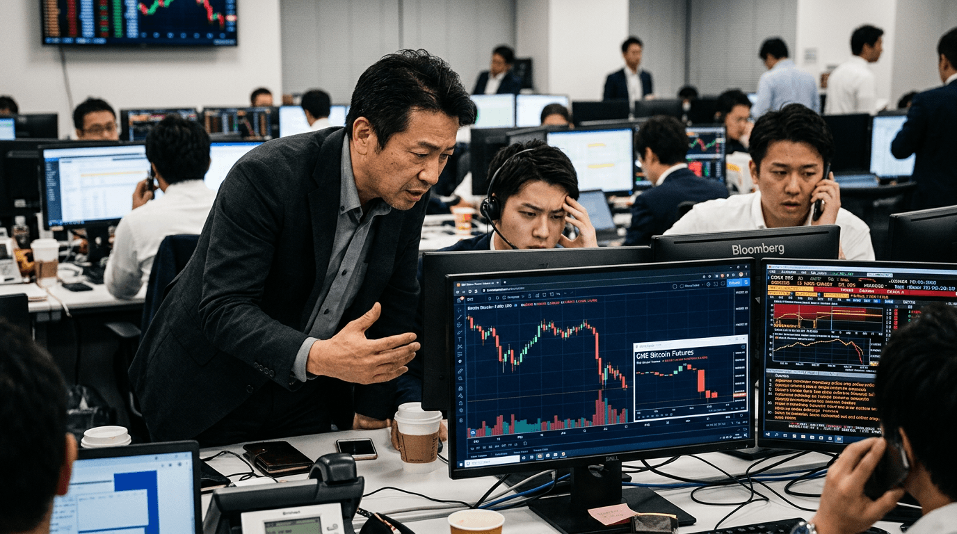 How CME Bitcoin Futures Turned BoJ Hawkish Talk into Spot Market Pain