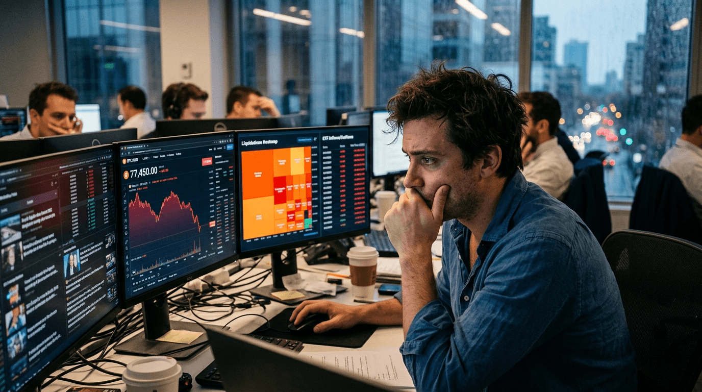 Crypto Correction Deepens: What BTC’s 77K Test Means For Traders