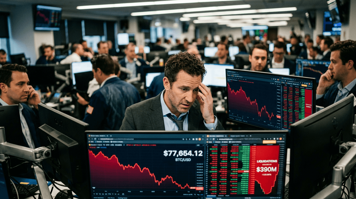 Crypto Sell-Off: How Fed Rate Fears Just Slammed Bitcoin Below $78K