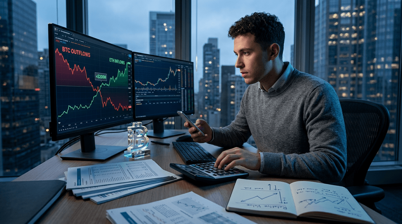 Bitcoin ETF Outflows And Ethereum Inflows: What Traders Should Watch Now