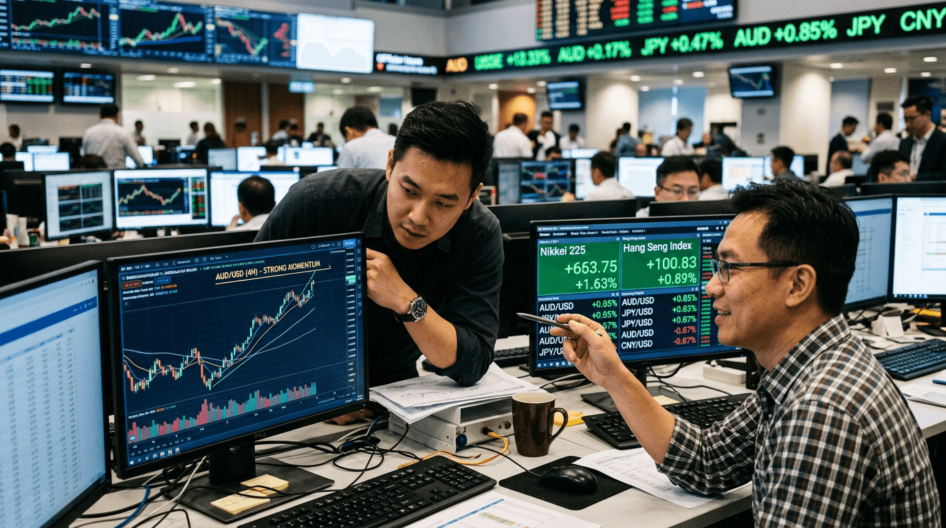 AUD Rises On Asia PMI Beat: What Traders Should Learn From The Move