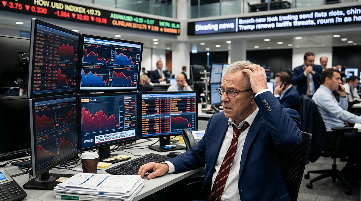 Trump’s Tariff Talk Revives Trade-War Fears And Risk-Off Trading