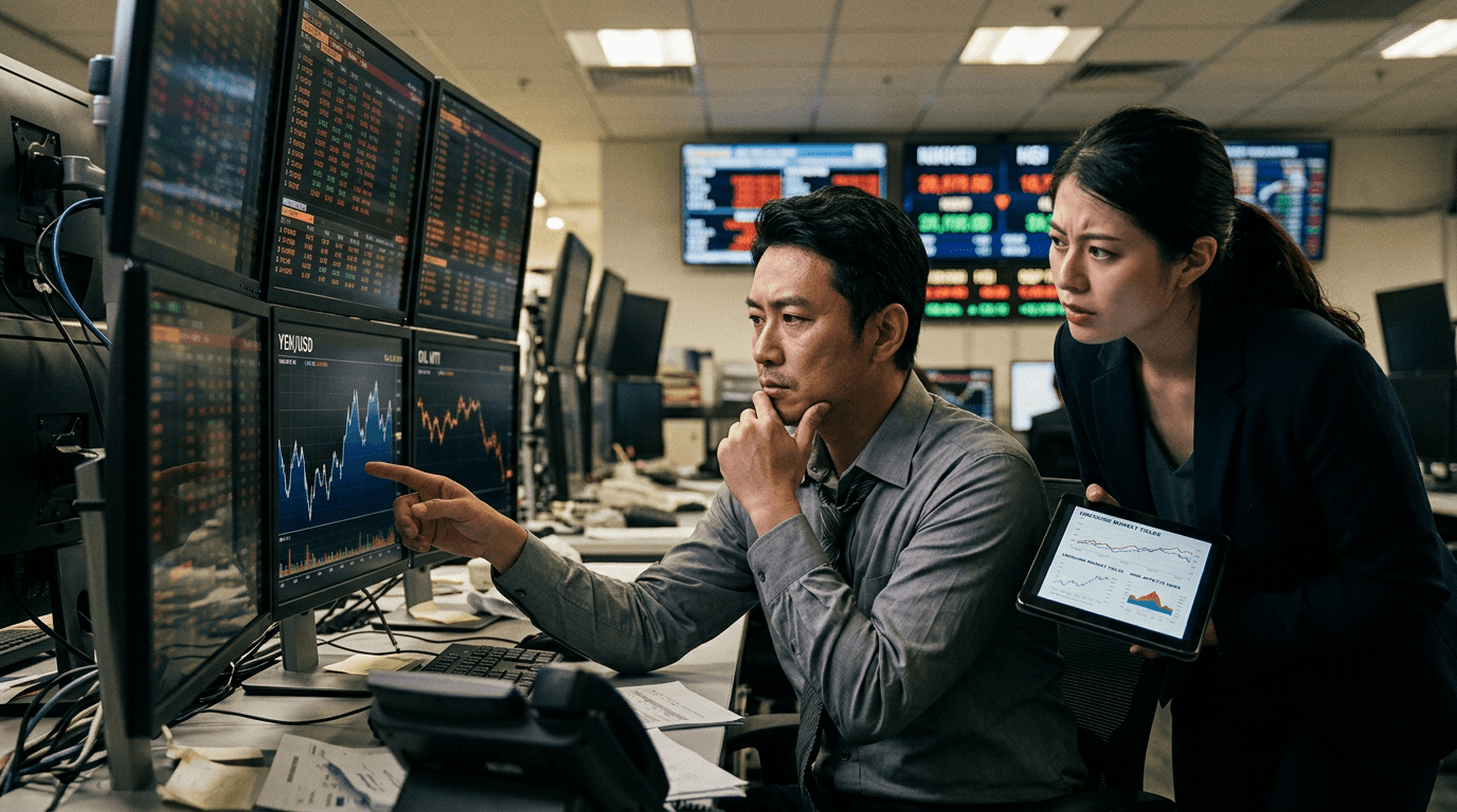 Asia Equities Juggle Yields, Oil and Yen: What Sim Traders Should Watch