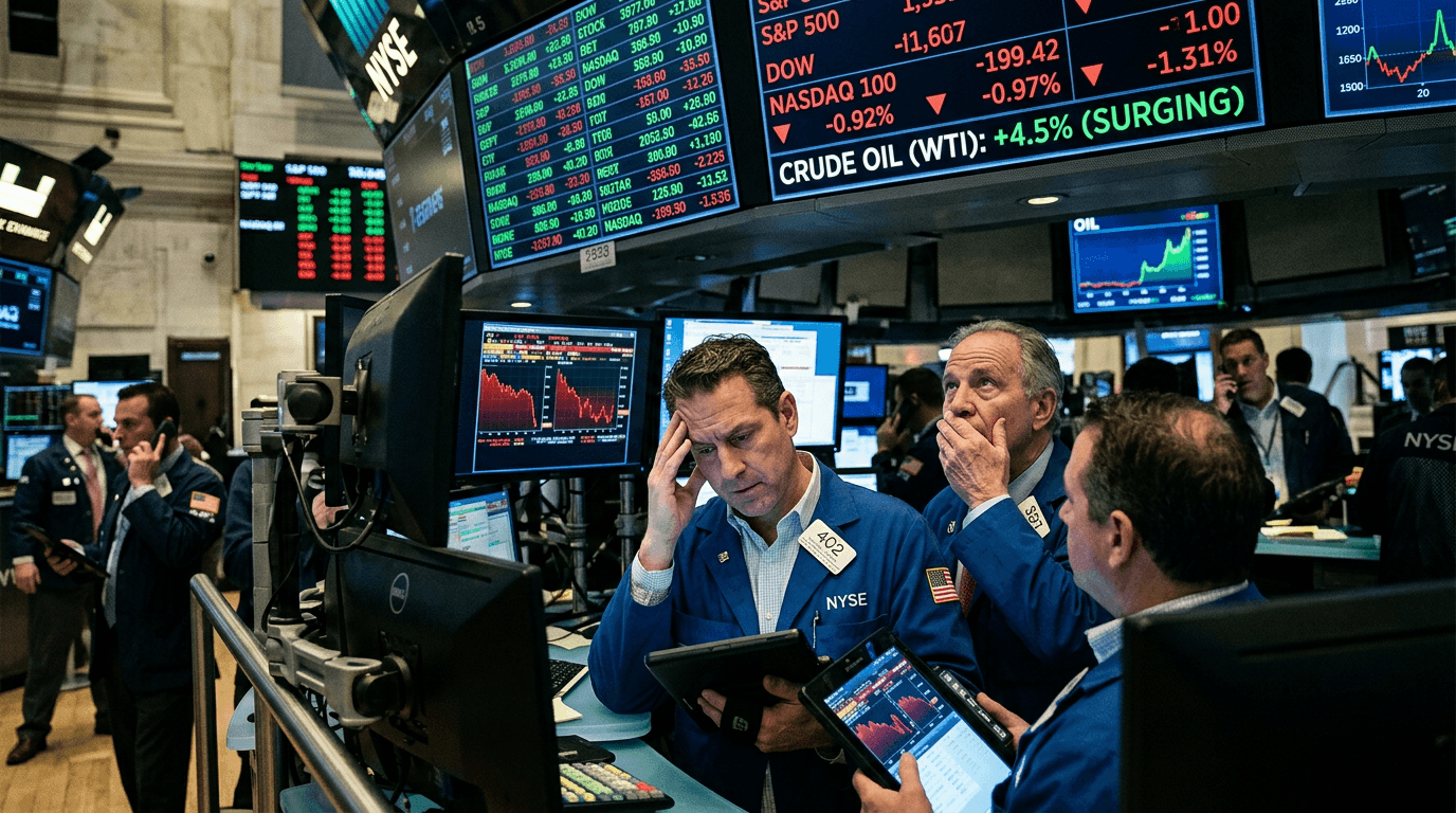 Oil Shock And Middle East Tensions Put U.S. Futures Under Pressure