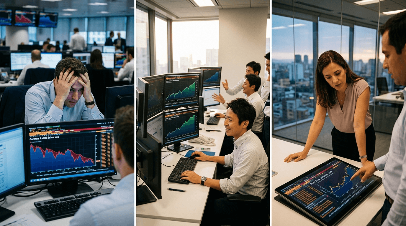 Germany Retail Slump, Japan PMI, Peru CPI: Why Today’s Data Matters for FX