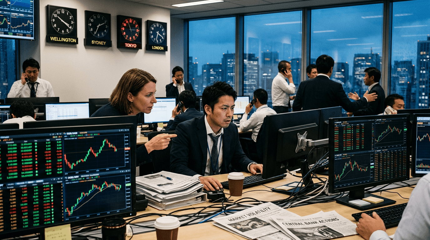 Asia-Pacific Macro Shift: RBNZ, Aussie GDP And BoJ Shake Up FX And Rates