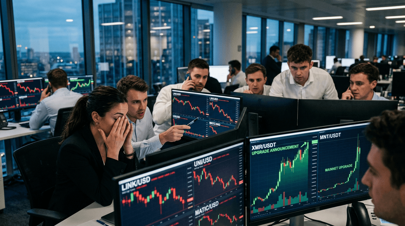 Crypto Risk-Off, Local Rallies: Monero, Mantle And Virtuals Explained