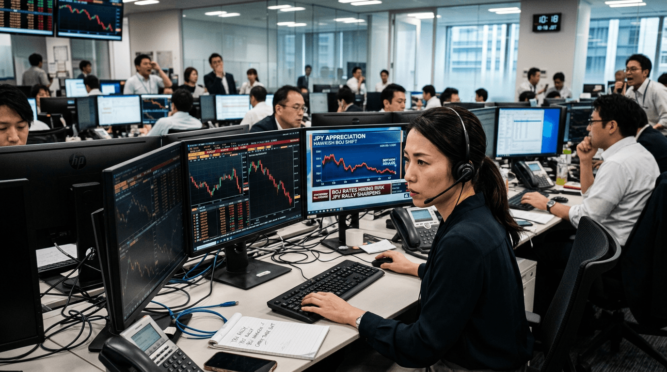 Yen Surge Signals Regime Shift as Markets Reprice a Hawkish BOJ