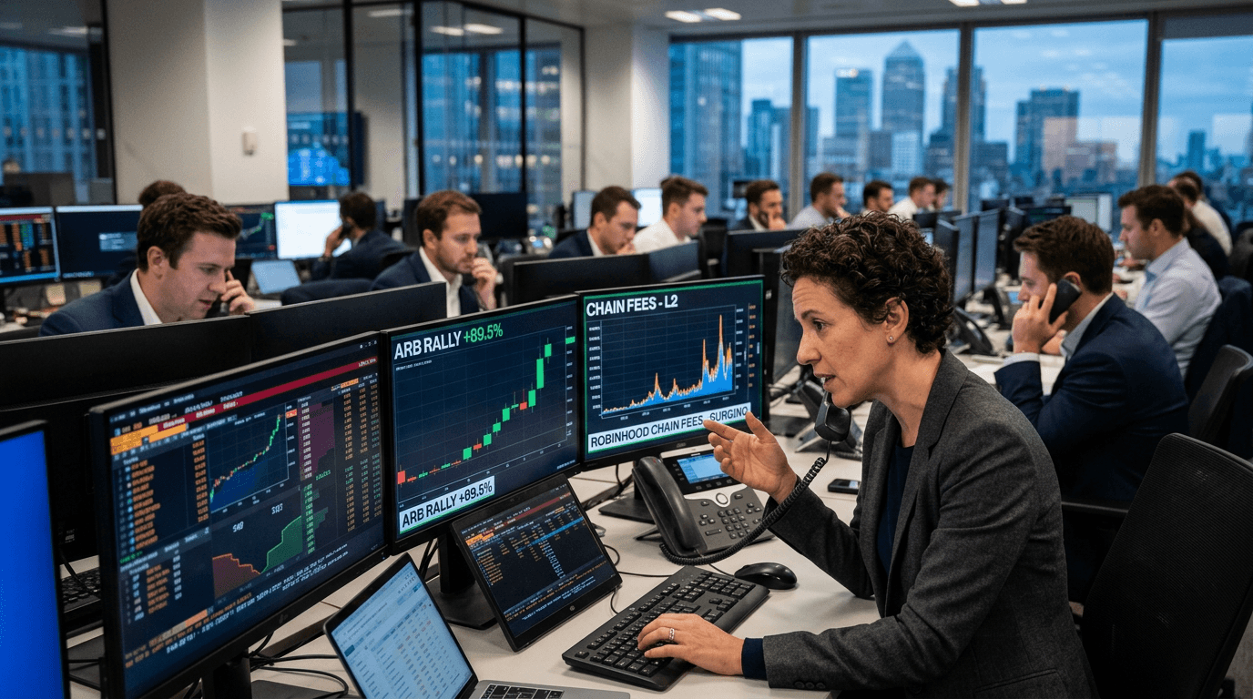 Arbitrum’s 90% Rebound: How Robinhood Chain Fees Repriced ARB