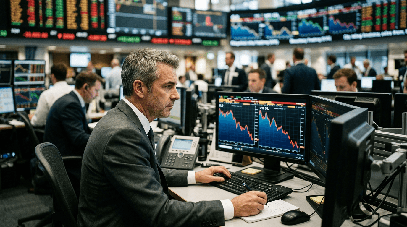Gold And Oil Slip As Cautious Sentiment Grips Global Markets