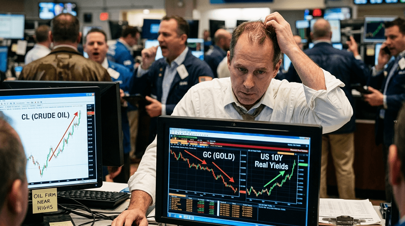 Gold Slips, Oil Holds: What Today’s Divergence Signals for Traders