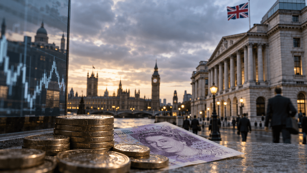 Sterling Softens as UK Wage Growth Cools Ahead Fed and BoE