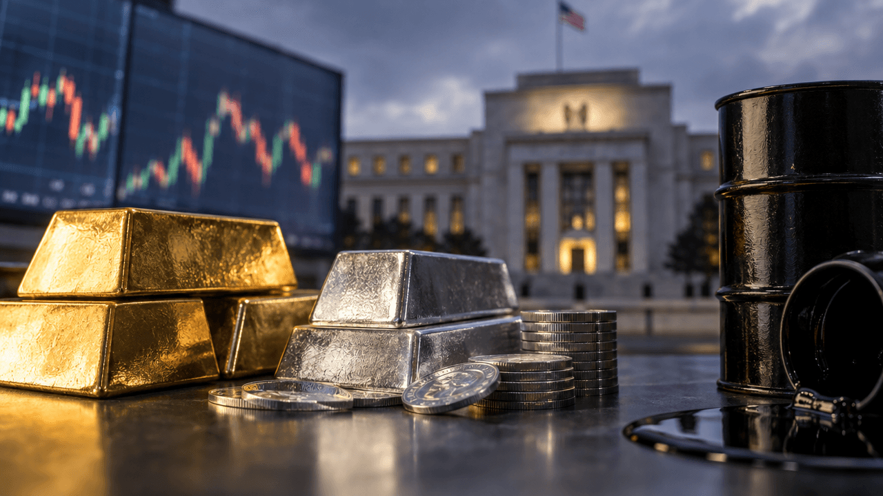 Precious Metals, Crude Oil, And The Fed: How Jitters Shape Commodities