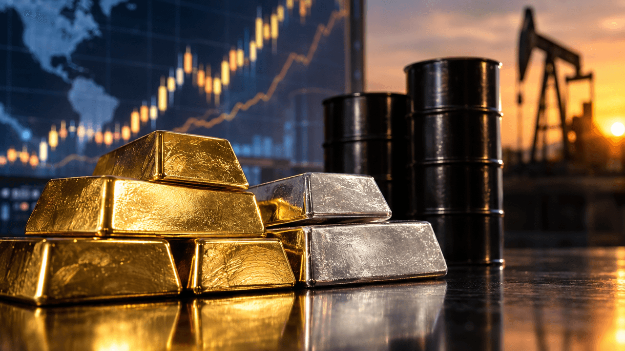 Gold and silver futures rally as traders hedge Fed and oil shock