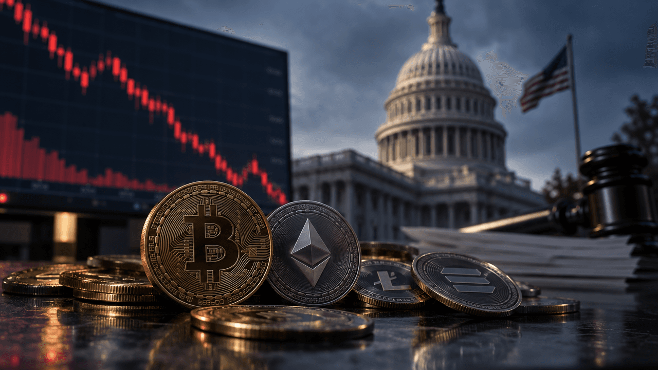 Crypto Pullback Deepens as Fed Hike Bets and CLARITY Act Setback Bite