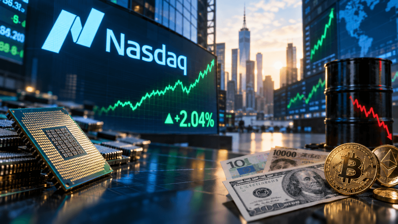 Chip Surge Sparks Risk-On: Nasdaq Futures Jump, S&P 500 Follows