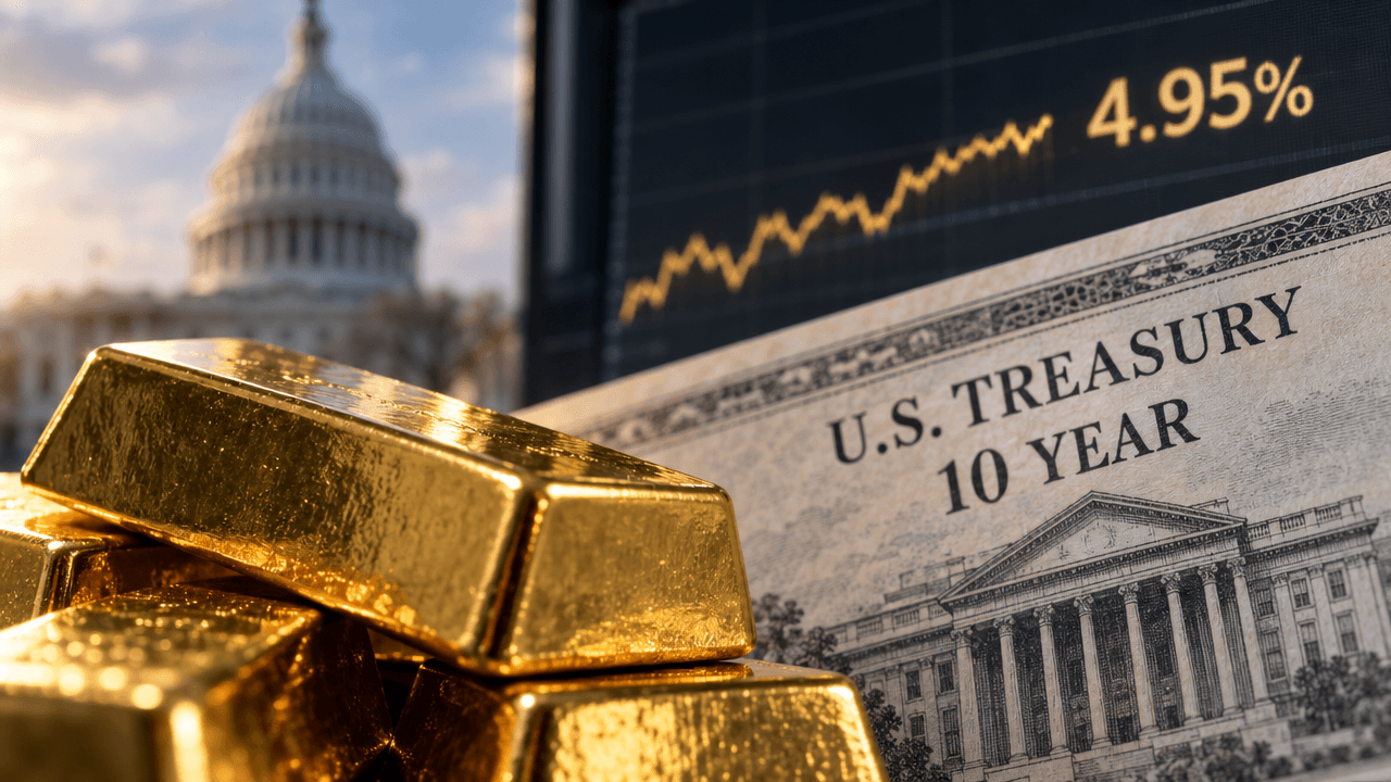 Gold At $4,360 Vs. 4.95% Yields: What Traders Should Watch Now
