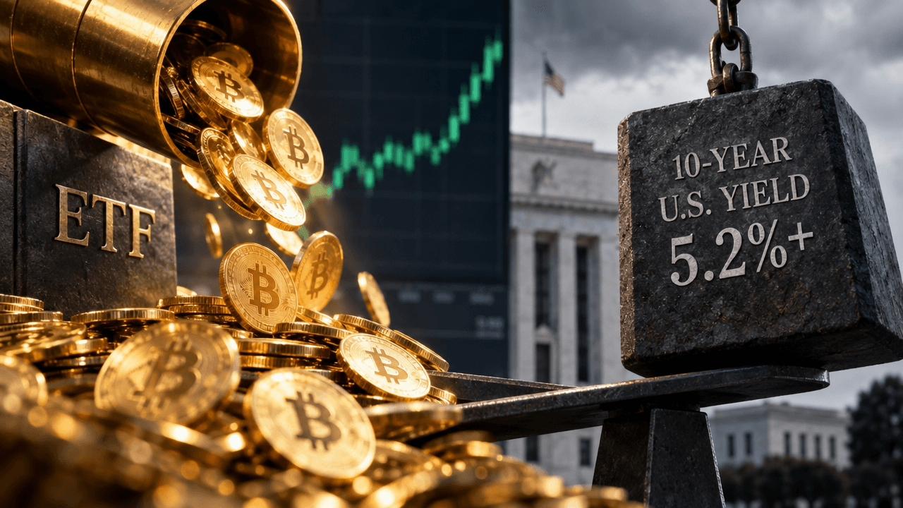 Crypto ETFs Battle Rising Yields: Can Flows Outrun Macro Headwinds?