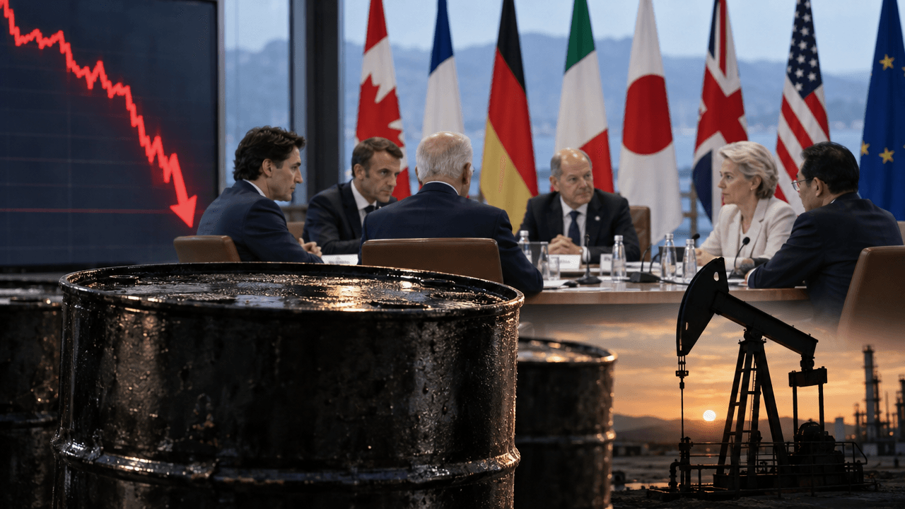 Oil Selloff Deepens as G7 Signals 100M-Barrel Reserve Release