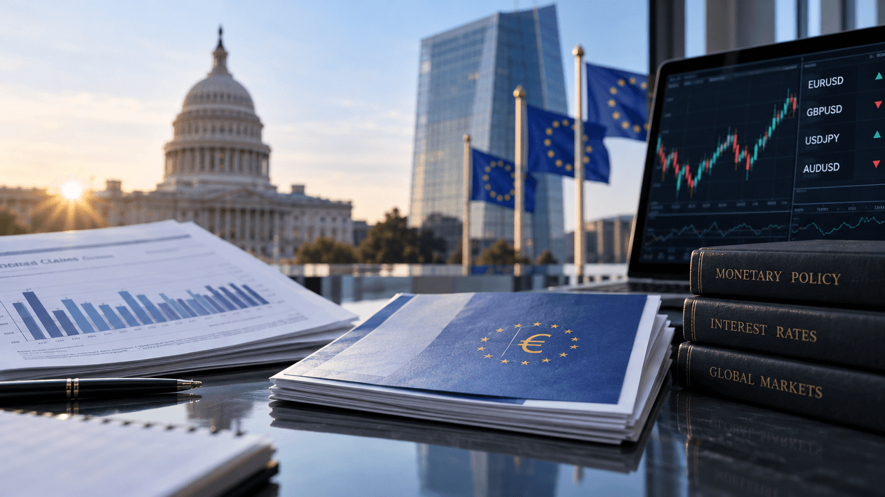 Jobless Claims vs. ECB Minutes: How Data and Dialogue Move FX