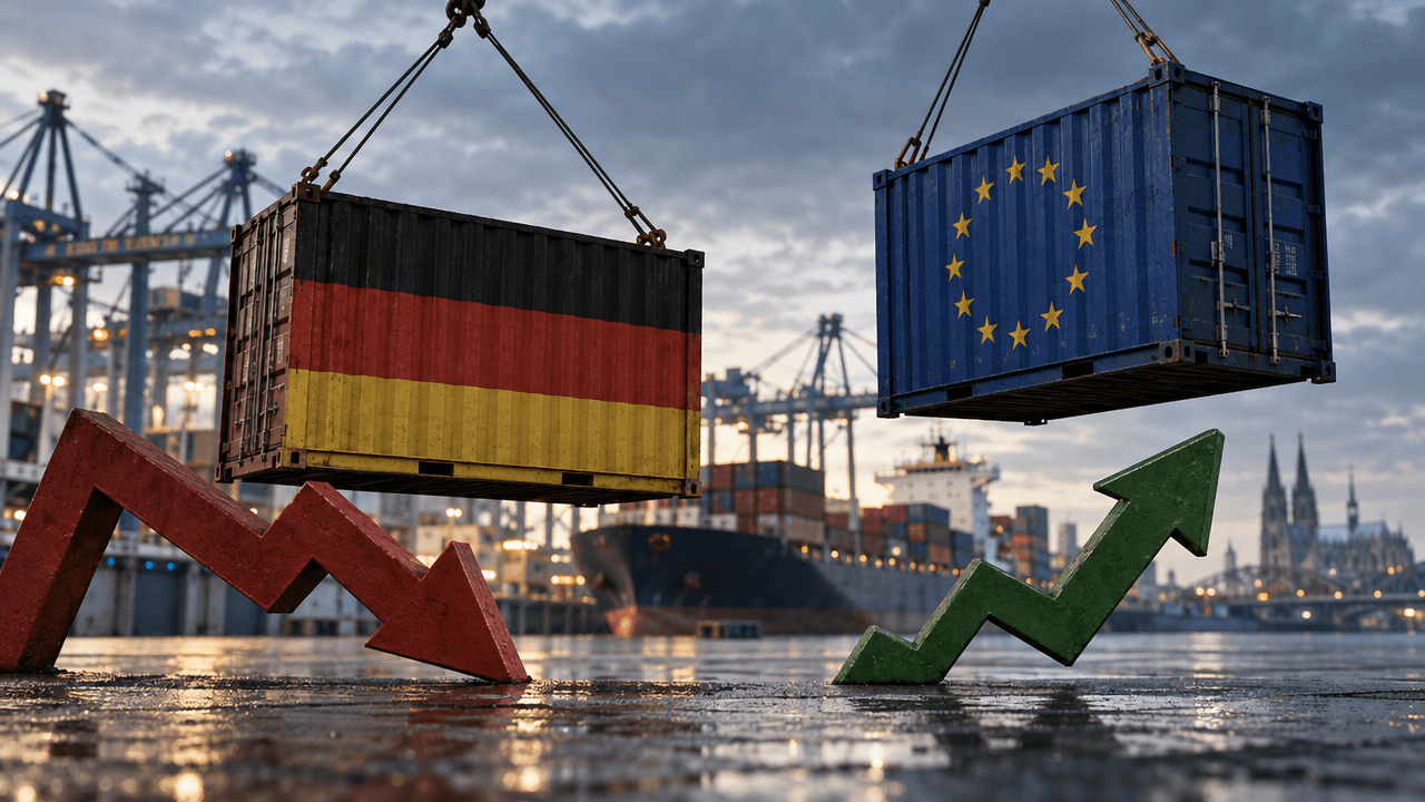 Weak German Trade Data Puts Fresh Pressure On The Euro