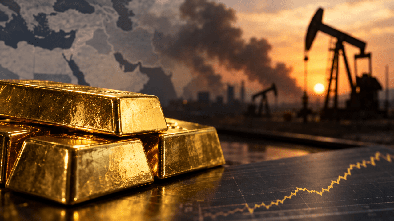 Gold Jumps as Investors Hedge Geopolitical and Inflation Risks