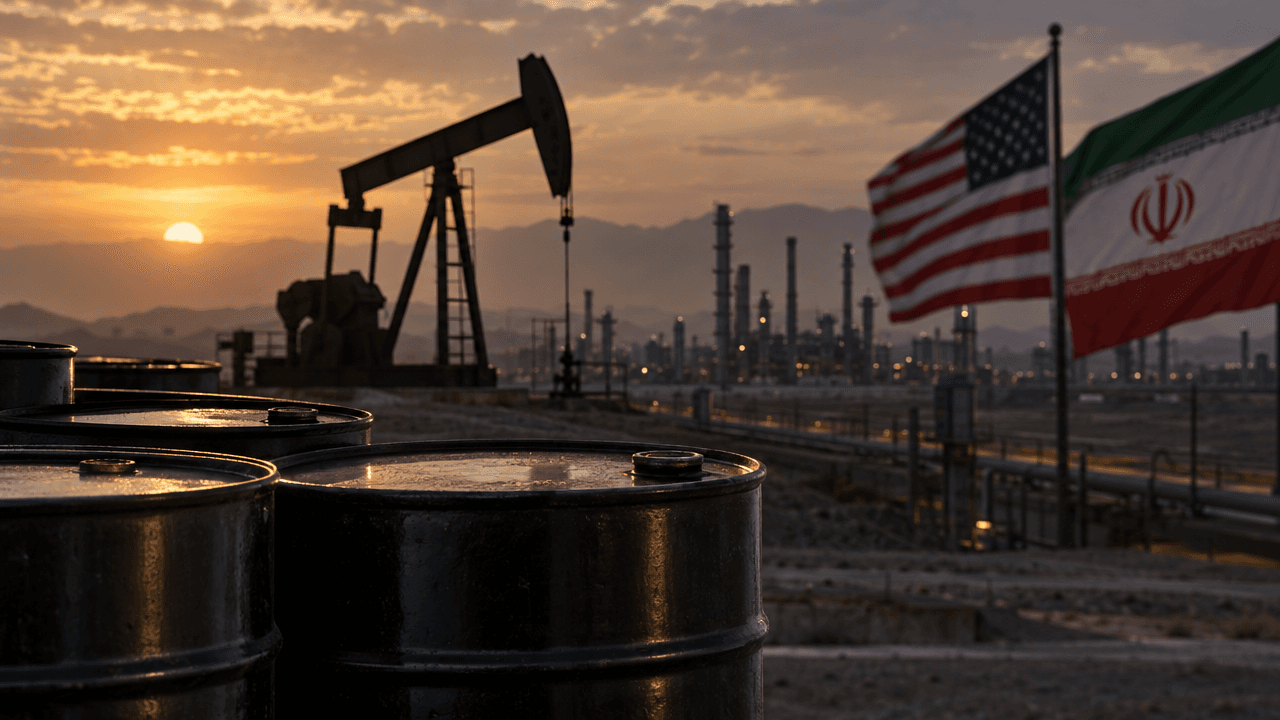Oil Eases as U.S.-Iran Tensions Cool, but Supply Risks Remain