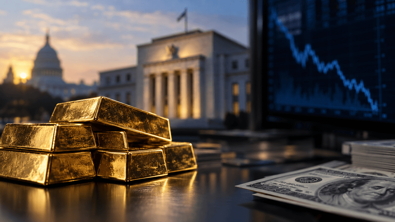 Treasury Rebound Weakens the Dollar and Lifts Gold