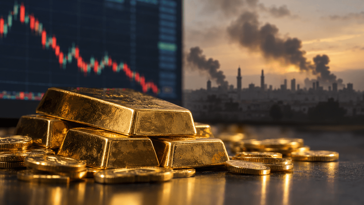 Gold Rises as Falling Yields and Geopolitical Risks Shape the Market
