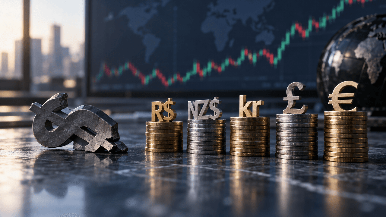 Dollar Weakness Returns as Risk-Sensitive Currencies Rally