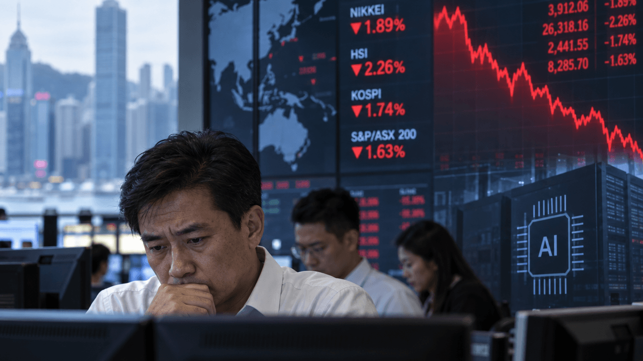 AI Funding Fears Put Asian Stocks and Global Risk Sentiment Under Pressure