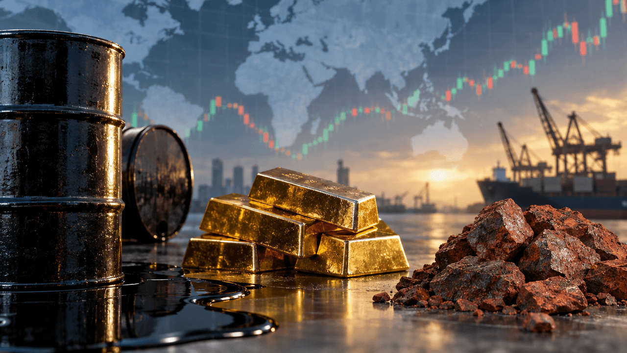 Oil Rises as Gold and Iron Ore Signal a Divided Commodity Market