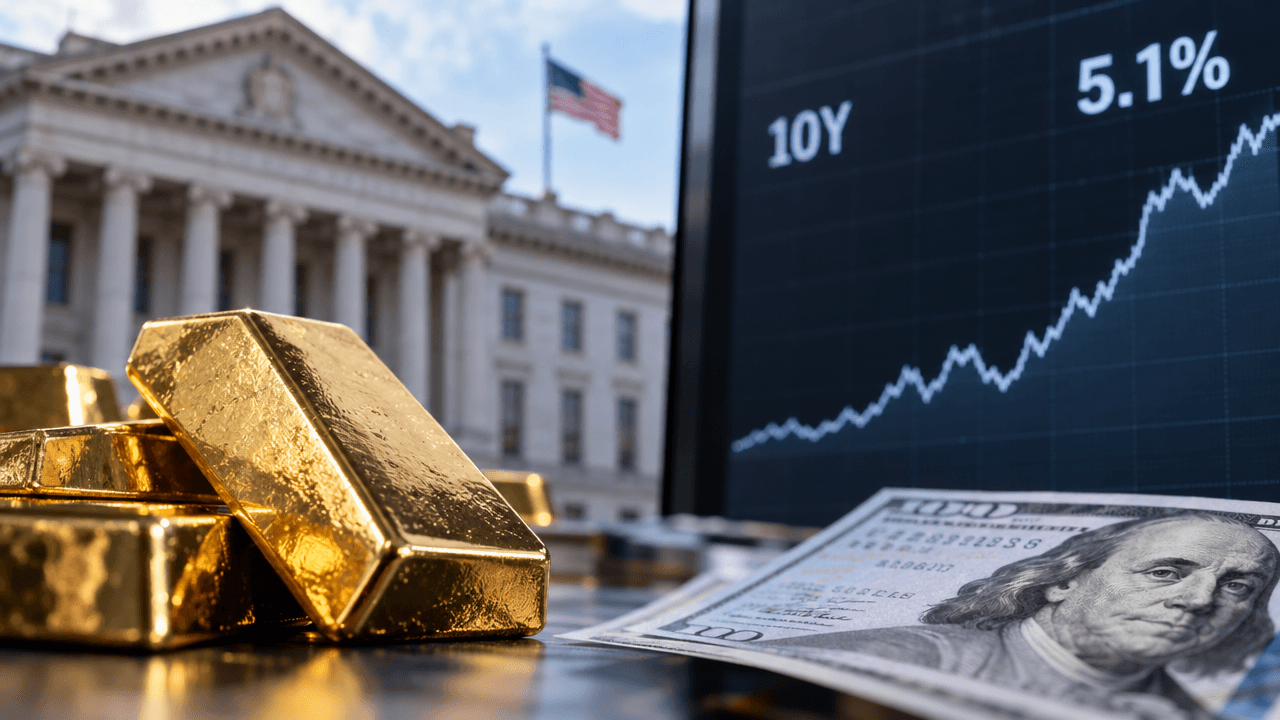 Why Elevated Treasury Yields Are Weighing on Gold