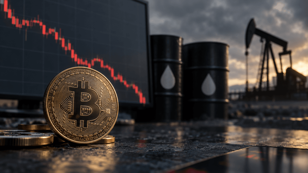 Bitcoin Falls Sharply as Risk Appetite Deteriorates
